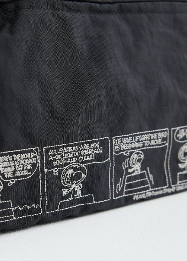 snoopy×zucchero ナイロン 大容量 ショルダーバッグ 62085