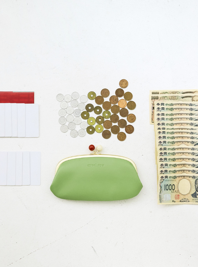 zucchero 本革がま口長財布 58057