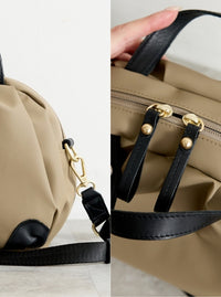 Reva/リヴァ デューロンナイロン×本革 2wayハンドバッグ 11103