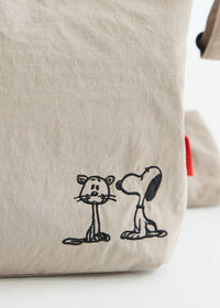 snoopy×zucchero ナイロン 大容量 ショルダーバッグ 62090