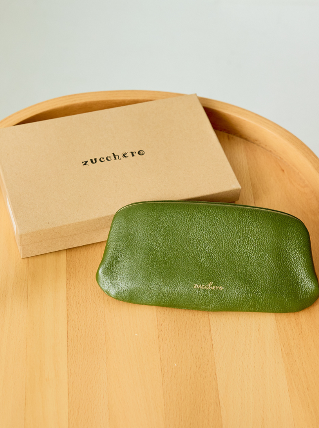 zucchero 本革がま口長財布 11123