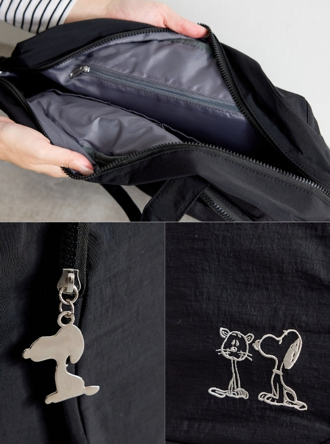 snoopy×zucchero 撥水ナイロン トートバッグ 2way 大容量 62094