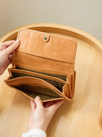 zucchero 本革がま口長財布 48920