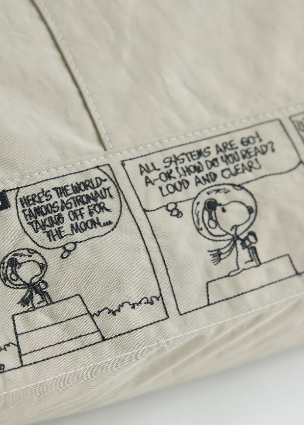 snoopy×zucchero ナイロン 大容量 ショルダーバッグ 62082