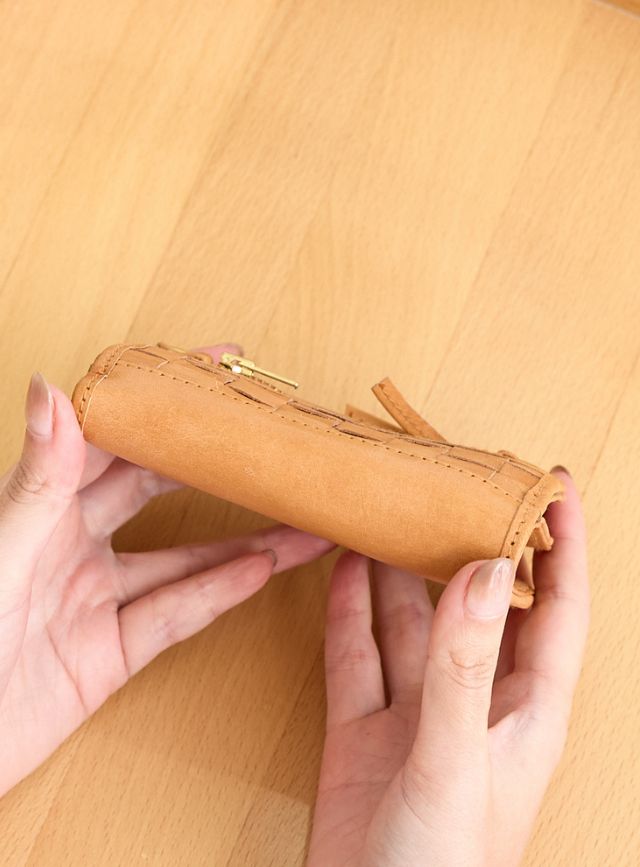 zucchero 本革 ミドル折財布 40200